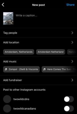 Can You Change Music on Instagram Post? An Examination of Audio Integration within Social Media Posts